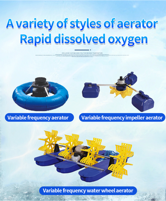 1hp ρόδα Areators κουπιών συσκευών εμπλουτισμού σε διοξείδιο του άνθρακα υδατοκαλλιέργειας καλλιέργειας ψαριών συσκευών εμπλουτισμού σε διοξείδιο του άνθρακα 1hp που αερίζει μια λίμνη 1