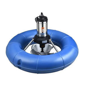 34rpm Surge Aerator Floating Aerators Wastewater Treatment 2.4kg/Kwh With HDPE Float
