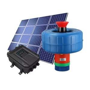 300R/Min 1.1kw Floating Surface Aerator Solar Paddle Wheel Fish Pond Splash Float